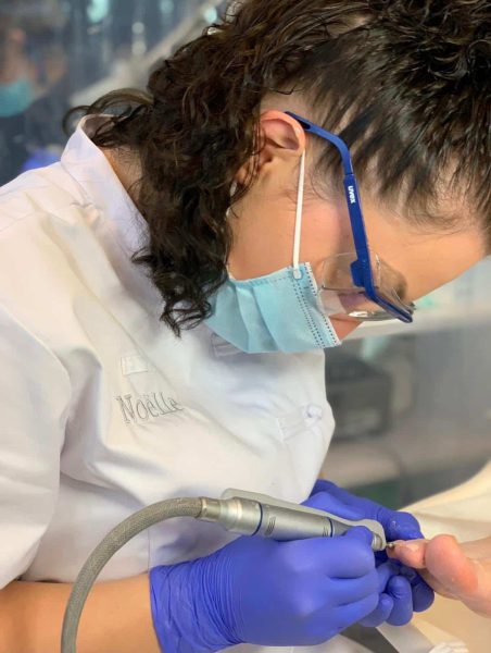 Pedicure opleiding leerling