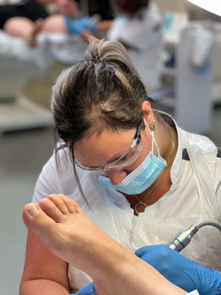 Student medisch pedicure